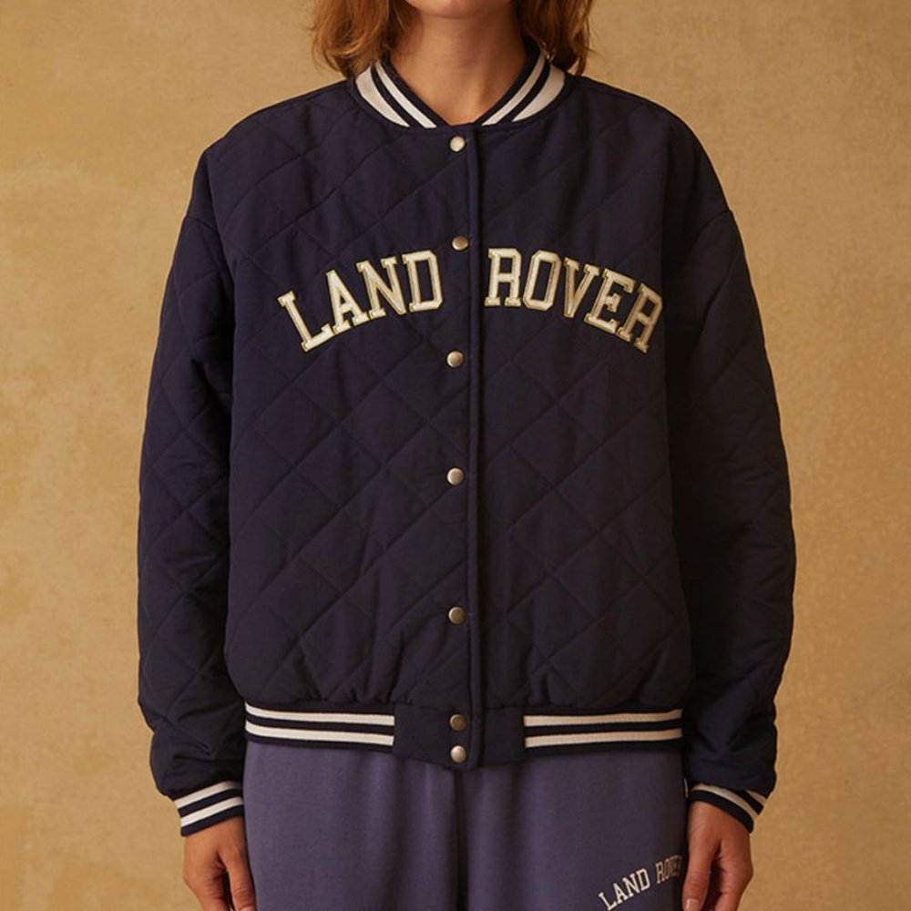 NWT PacSun XS/S Land Rover Quilted Bomber Jacket